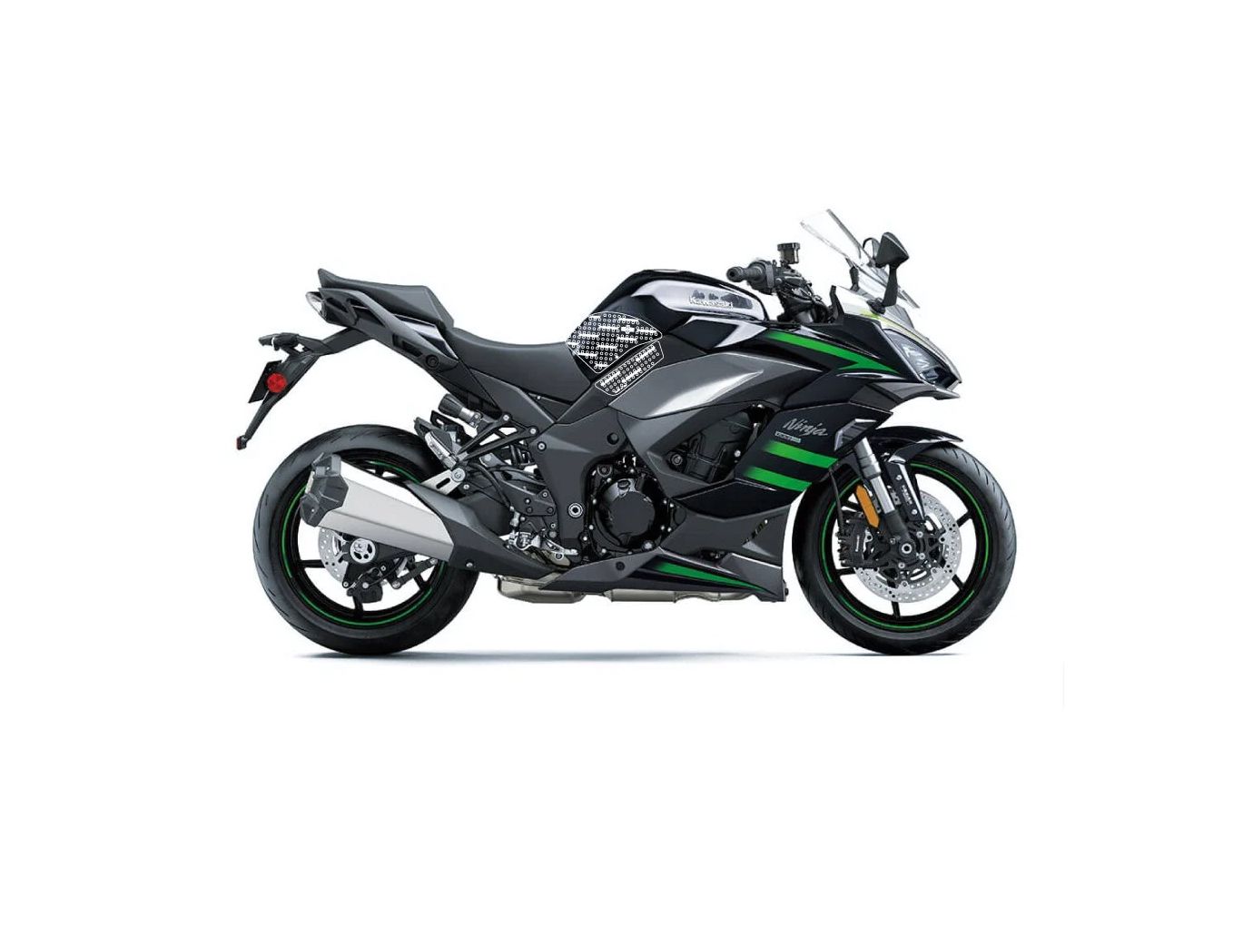 Stompgrip chiaro Volcano per Kawasaki Ninja 1000SX 2020-2022