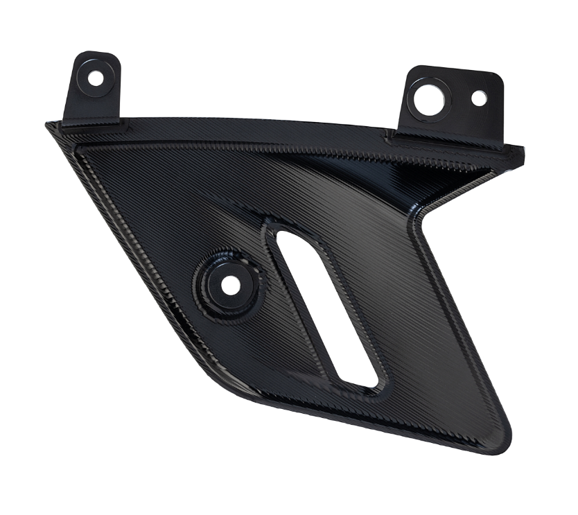 Carenatura per Vespa GTS/GTS Super 125/300cc (`22-), alluminio, anodizzato nero