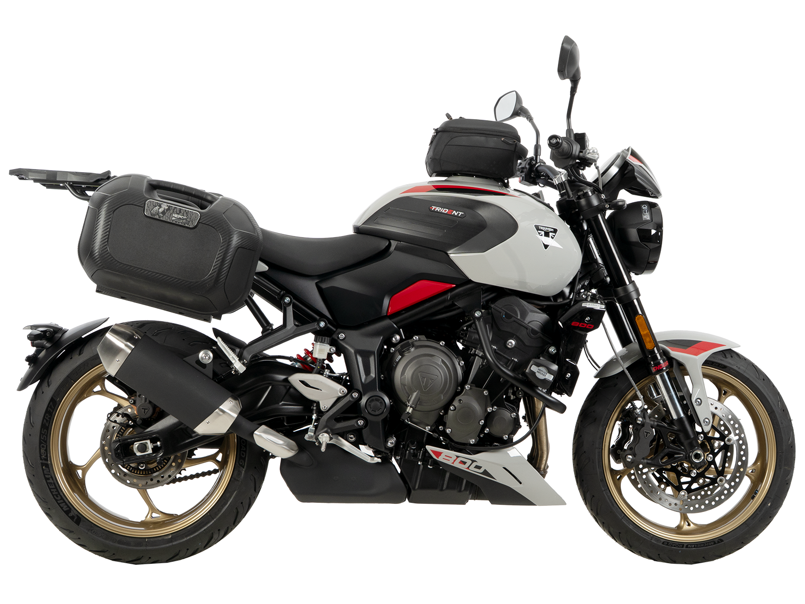Anello per serbatoio Basic con chiusura per borsa da serbatoio inclusa per Triumph Trident 800 (26-) Hepco & Becker