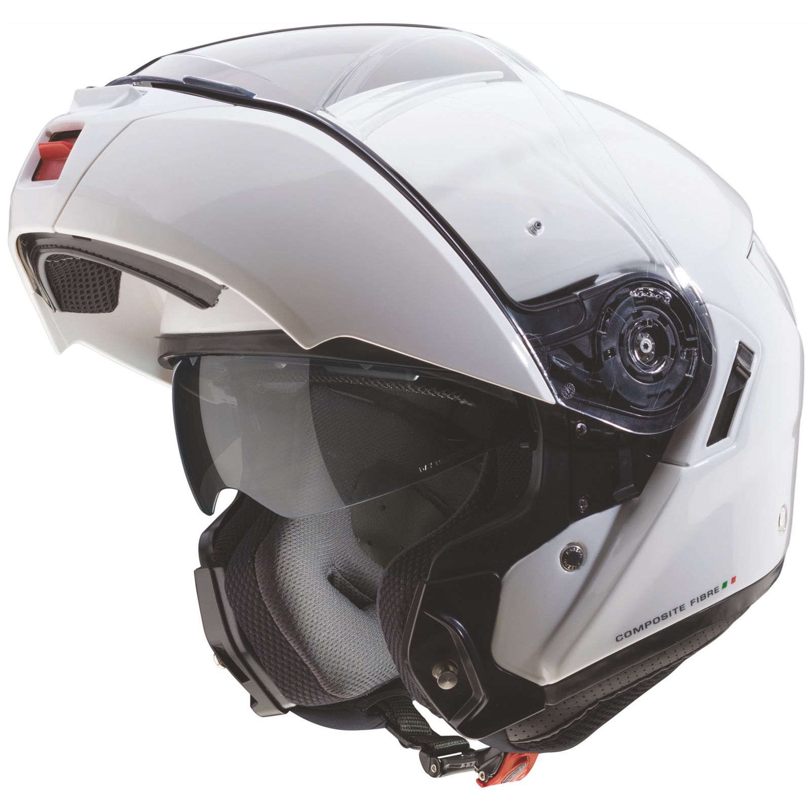 Caberg Casco Levo, bianco metallizzato