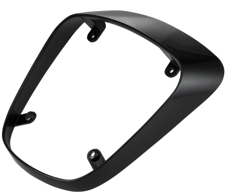 Fanale posteriore per Vespa Primavera/Sprint 50-150cc ('18-), nero lucido