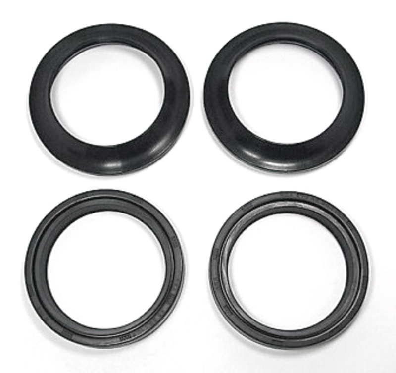 Set di anelli di tenuta per forcella in Tecnium con tappi antipolvere - 37x50x11 mm
