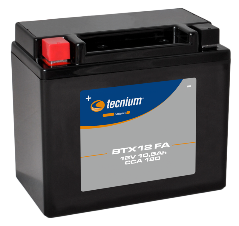 Batteria Tecnium senza manutenzione attivata in fabbrica - BTX12