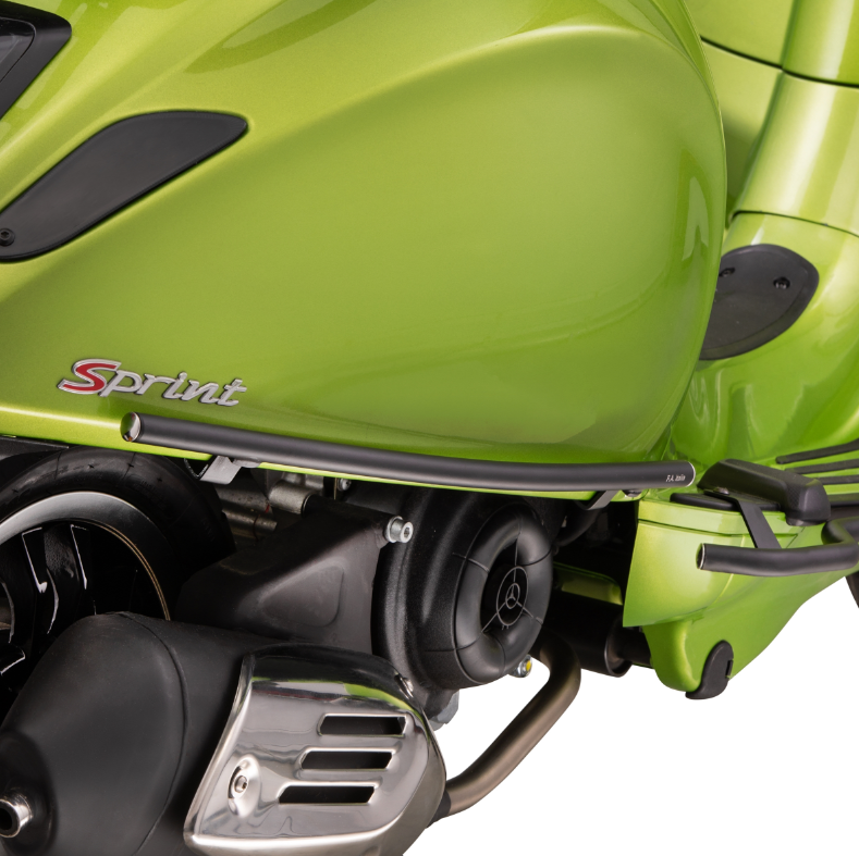 Coperchio laterale per Vespa Primavera/Sprint/Elettrica 50-150ccm, nero opaco