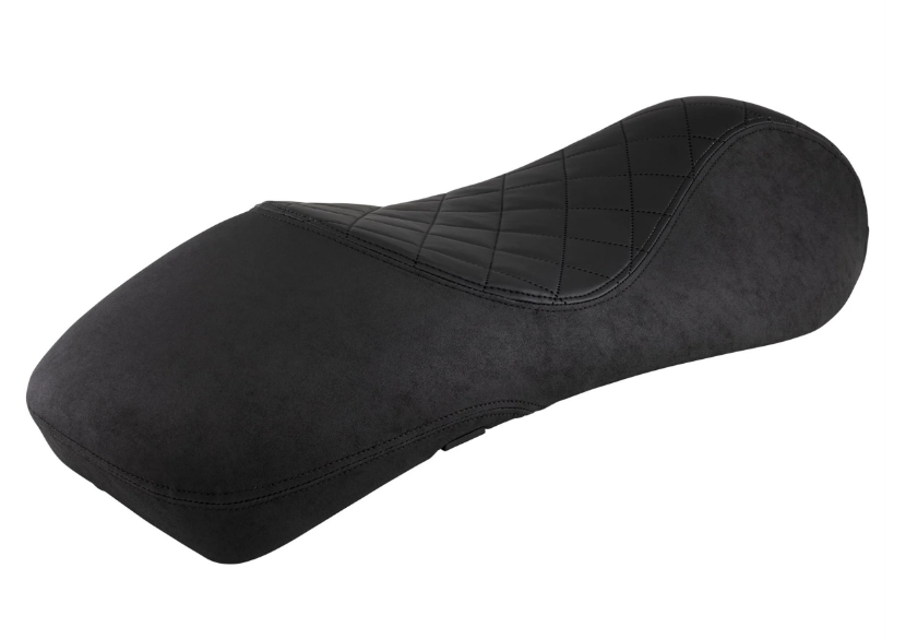 Sella sportiva "Black Editiont" per Vespa GTS/GTS Super/GTV 125-300ccm (14-), trapuntata nera