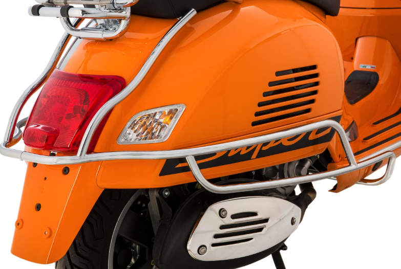 Coperchio laterale posteriore per Vespa GTS /GTS Super /GTV /GT 60, 125-300ccm, cromo