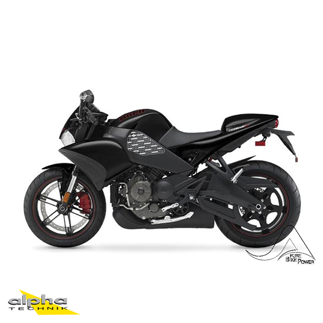 Stompgrip (Rahmen) schwarz, Volcano, für Buell 1125R, 2008-2009, XB Modelle (siehe Verwendungsliste)