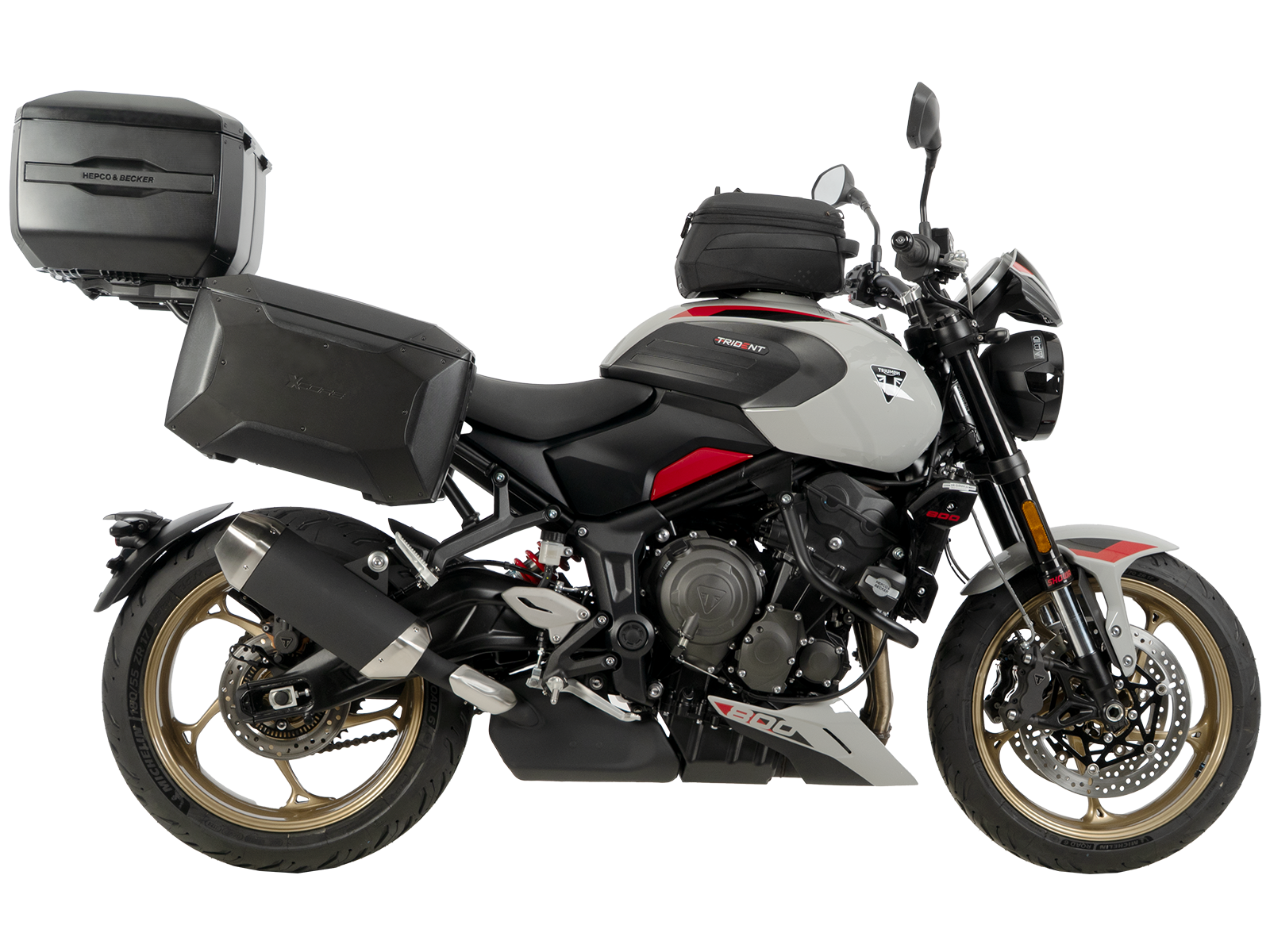 Anello per serbatoio Basic con chiusura per borsa da serbatoio inclusa per Triumph Trident 800 (26-) Hepco & Becker