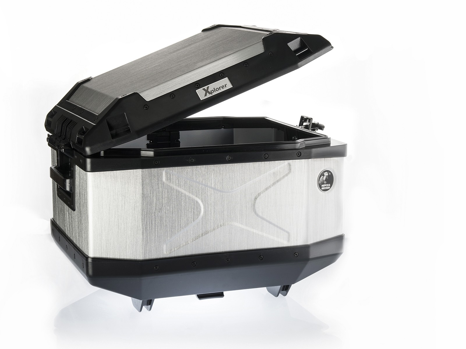 Topcase Alu Xplorer 45 argento Hepco & Becker