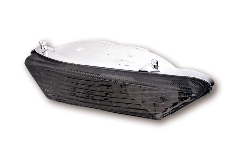 HIGHSIDER fanale posteriore intelligente a LED stile Honda, omologato E (1 pezzo)