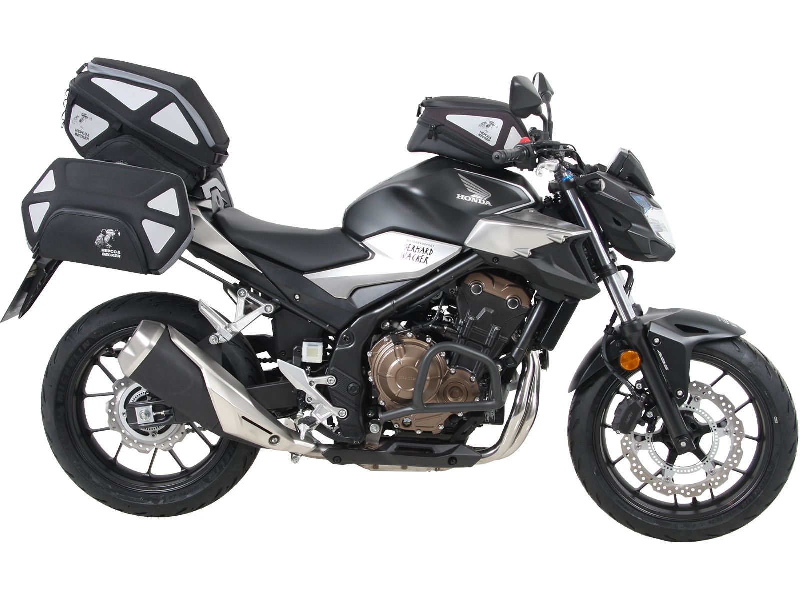 Anello serbatoio di base con blocco borsa serbatoio per Honda CB 500 F (19-23) Hepco & Becker