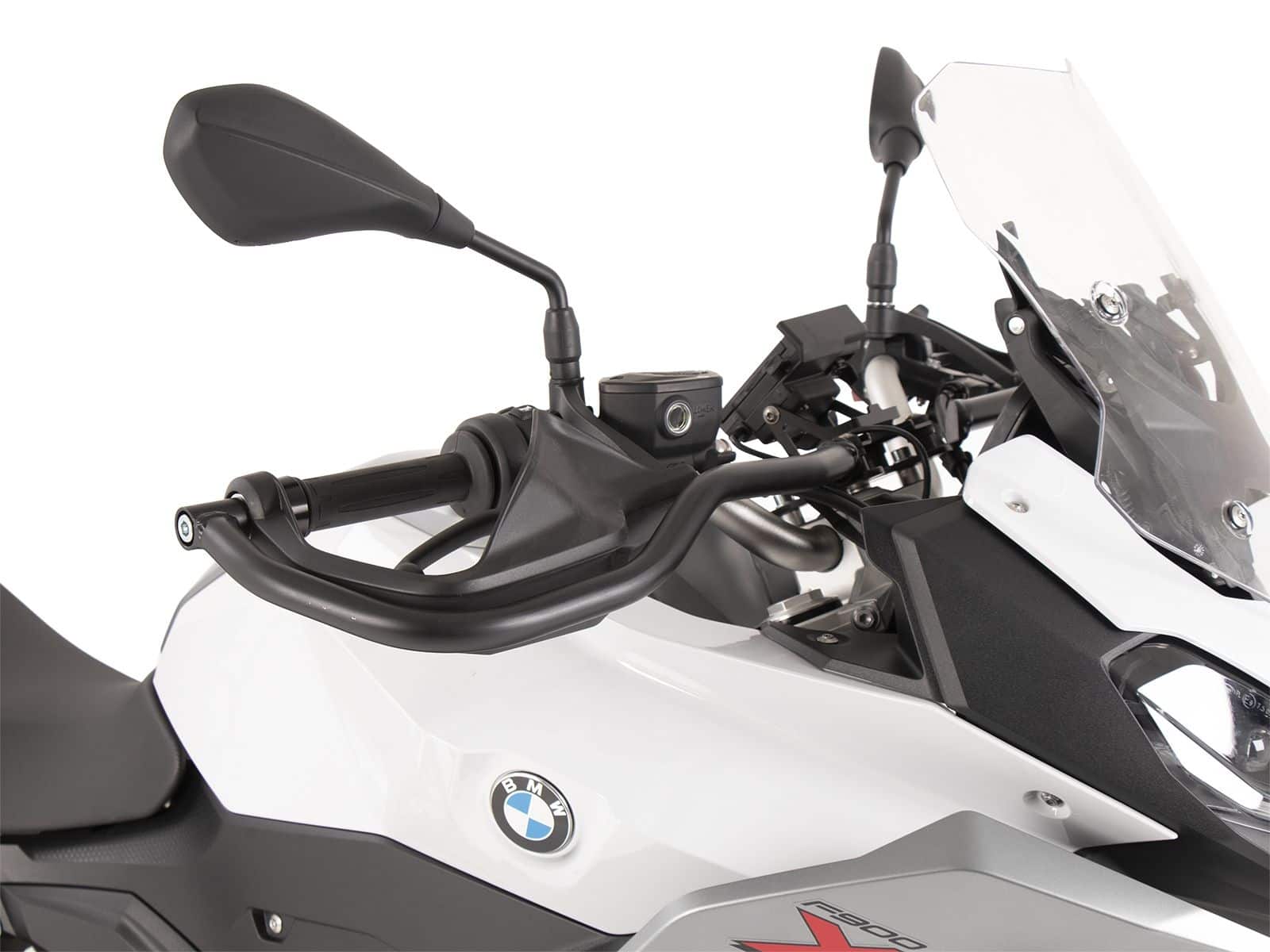 Barra di protezione anteriore nera per BMW F 900 XR (20-24) Hepco & Becker