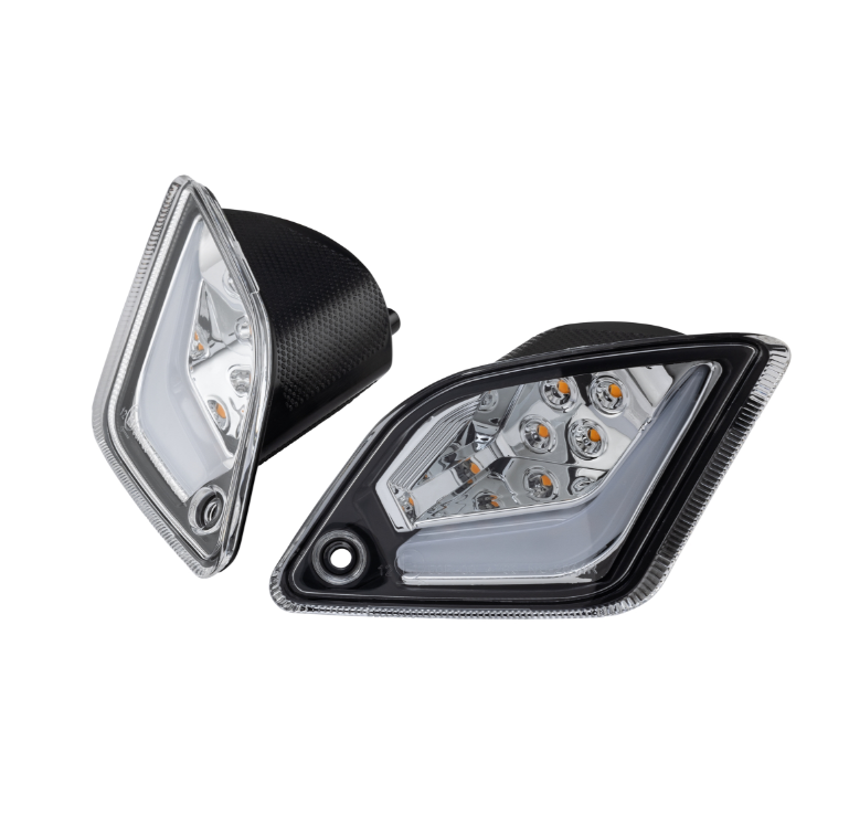Kit indicatori di direzione anteriore e posteriore per Vespa GTS/GTS Super/GTV 125-300cc, trasparente