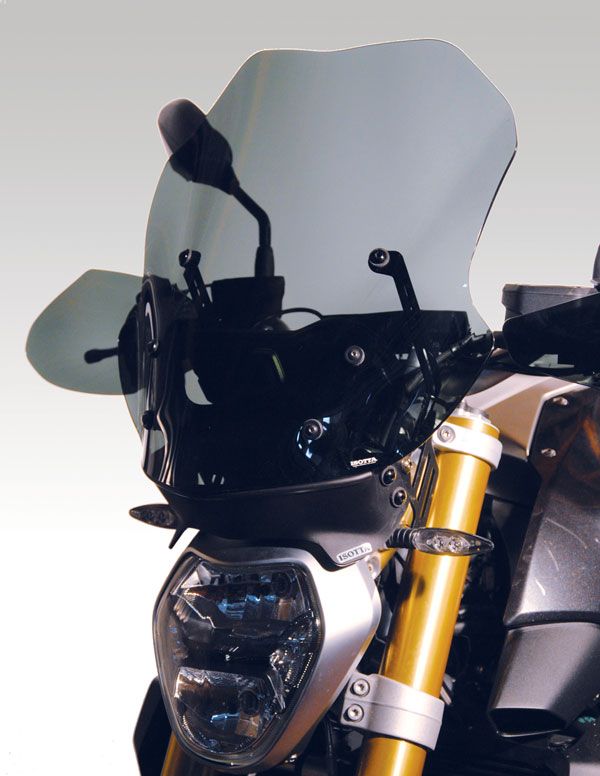 Cupolino medio e spoiler antiriflesso per BMW R 1200 R (15-18)