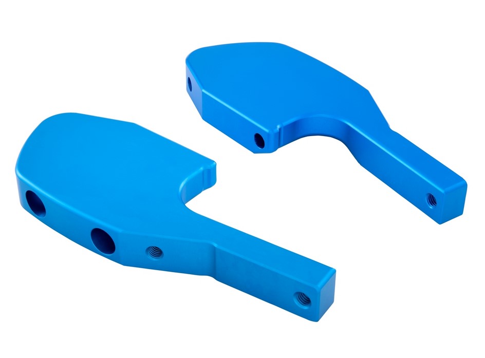 Adattatore poggiapiedi per Vespa GTS/GTS Super/GTV/GT 60/GT/GT L 125-300ccm, blu opaco