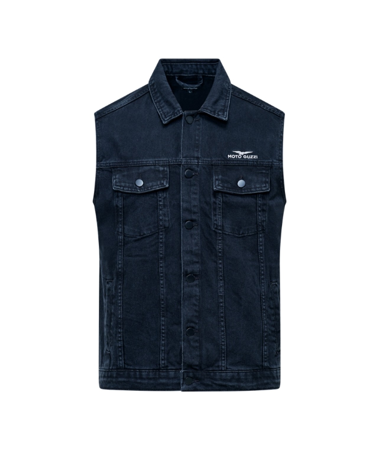Gilet in denim Moto Guzzi