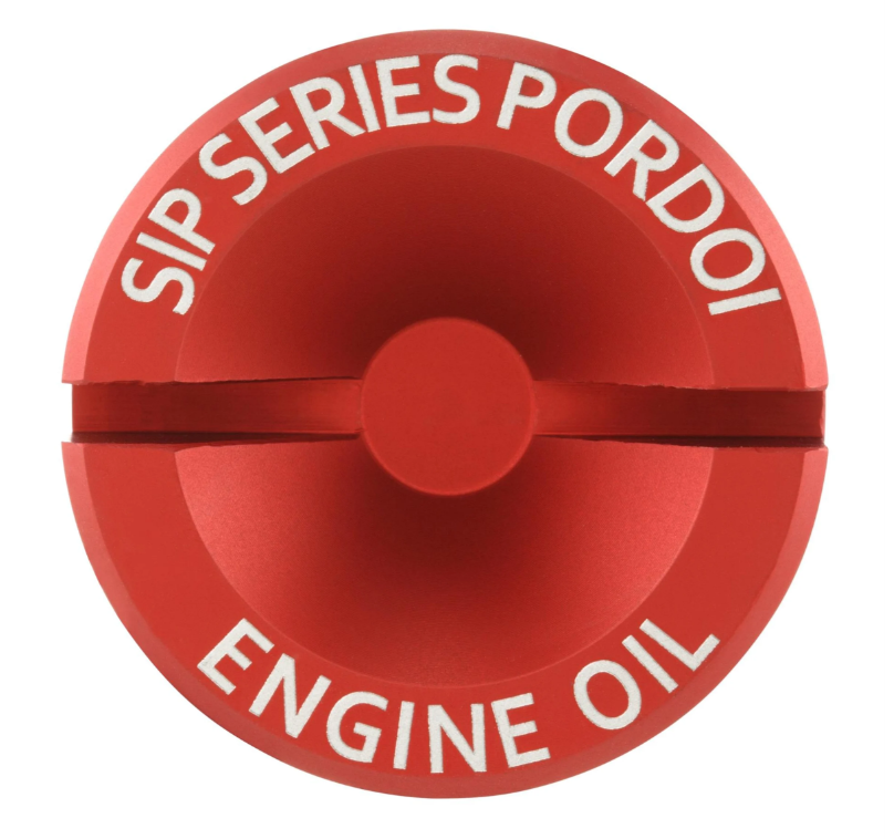 Tappo di riempimento olio motore per Vespa LX/S 3V i.e. 125-150ccm 4T AC, rosso opaco