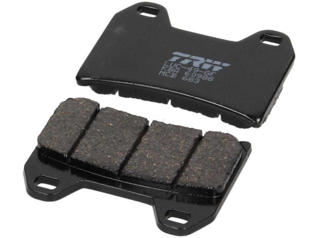 Set di pastiglie freno TRW MCB683, organiche, omologate ECE R90