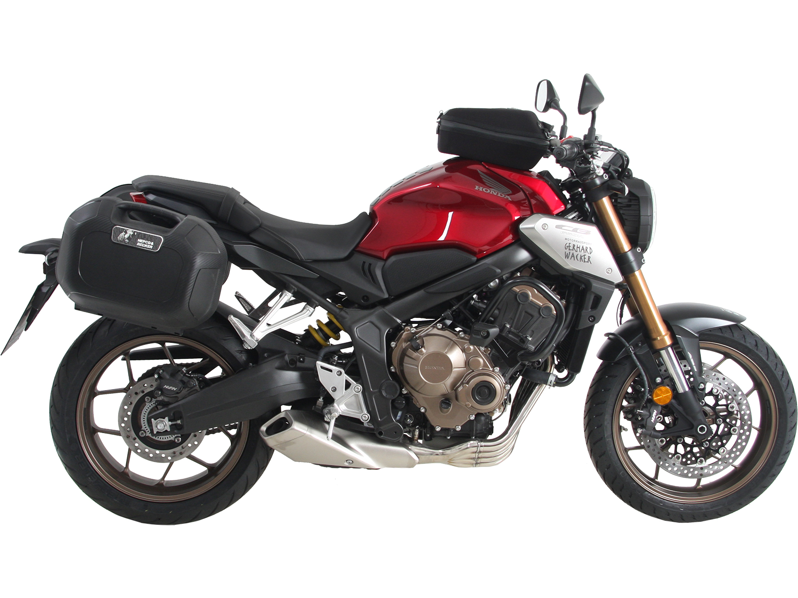 Anello serbatoio di base con blocco borsa serbatoio per Honda CB 650 R (19-20) Hepco & Becker