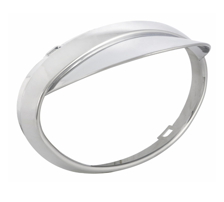 Anello lampada con paralume per Vespa ET2 /ET4 50-150ccm, cromo