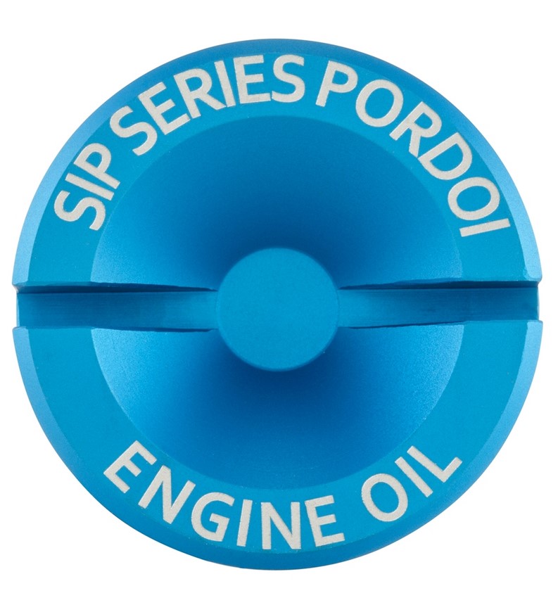 Tappo di riempimento olio motore per Vespa, blu opaco