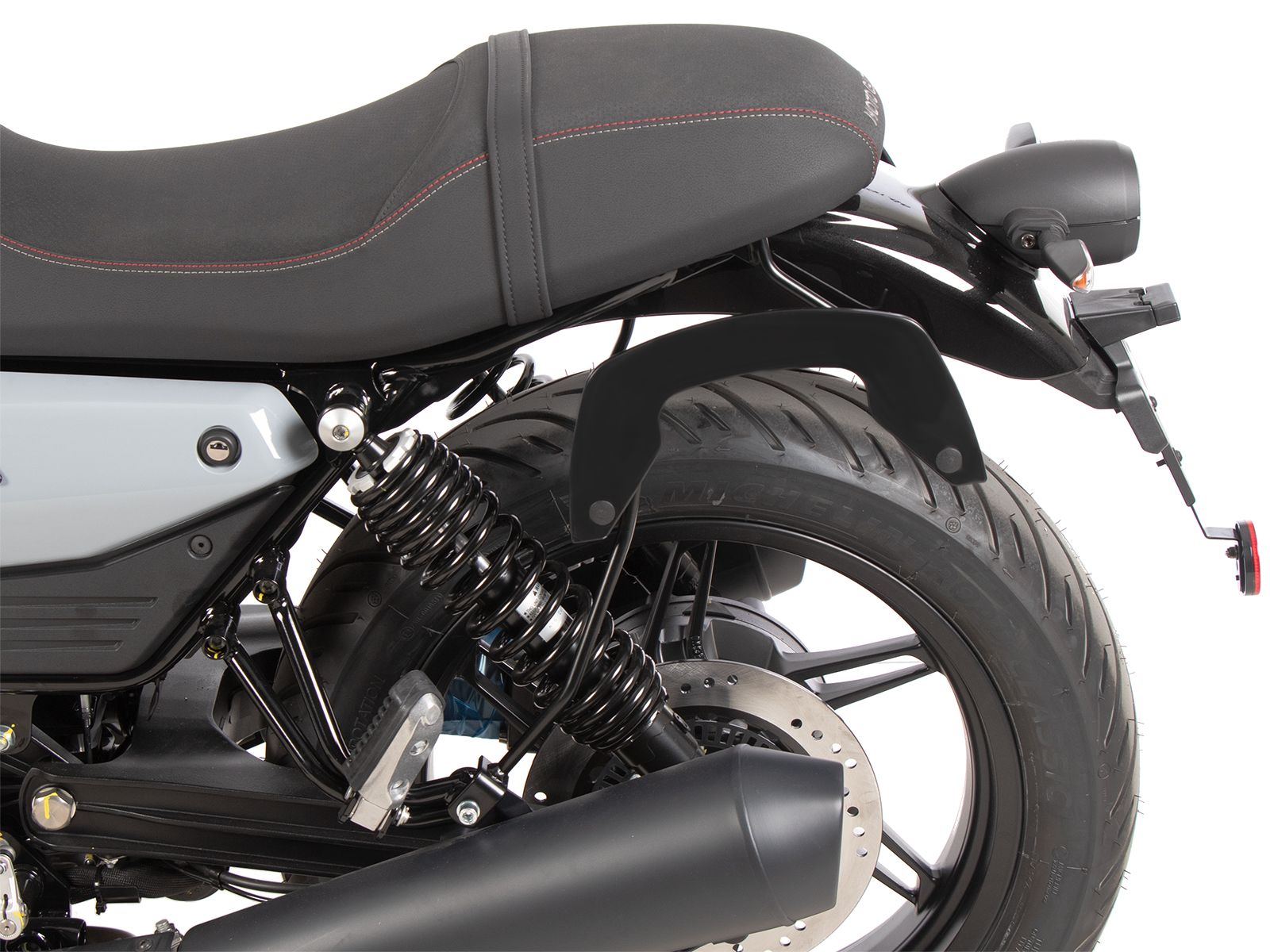 Portapacchi laterale C-Bow nero per Moto Guzzi V7 850 Sport (25- ) Hepco & Becker