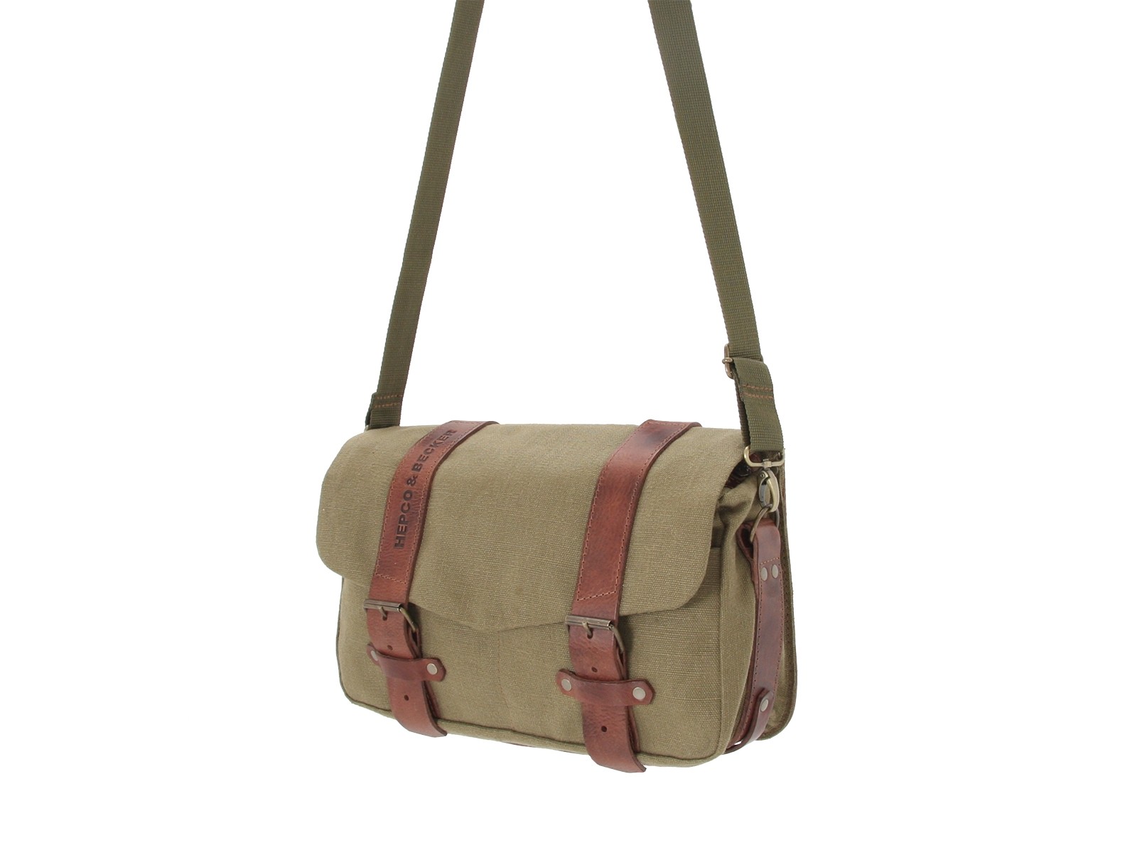 Set di borse da corriere LEGACY M/M verde per portapacchi C-Bow Hepco & Becker