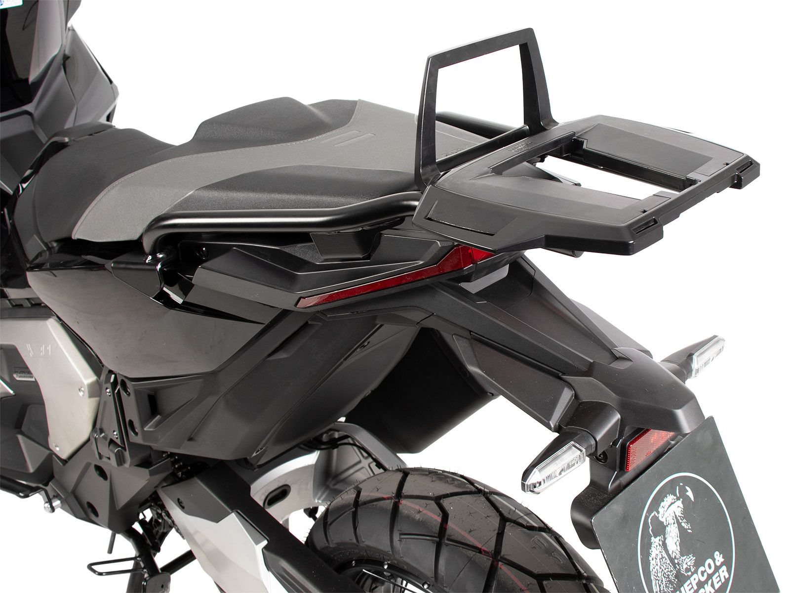 Portavaligie Alurack nero per Honda X-ADV (25- ) Hepco & Becker