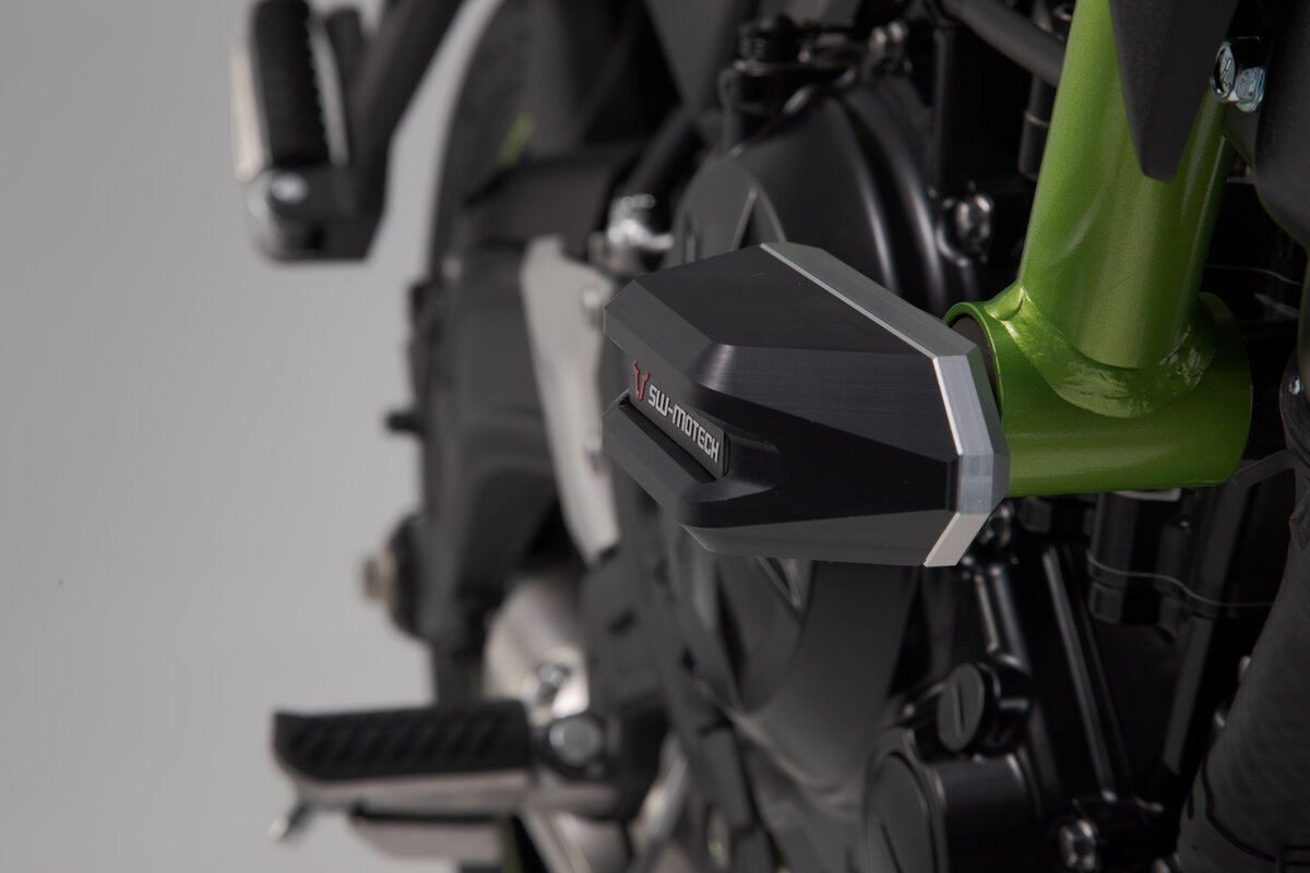 Kit crash pad SW-Motech nero per Kawasaki Z 650 /RS /S