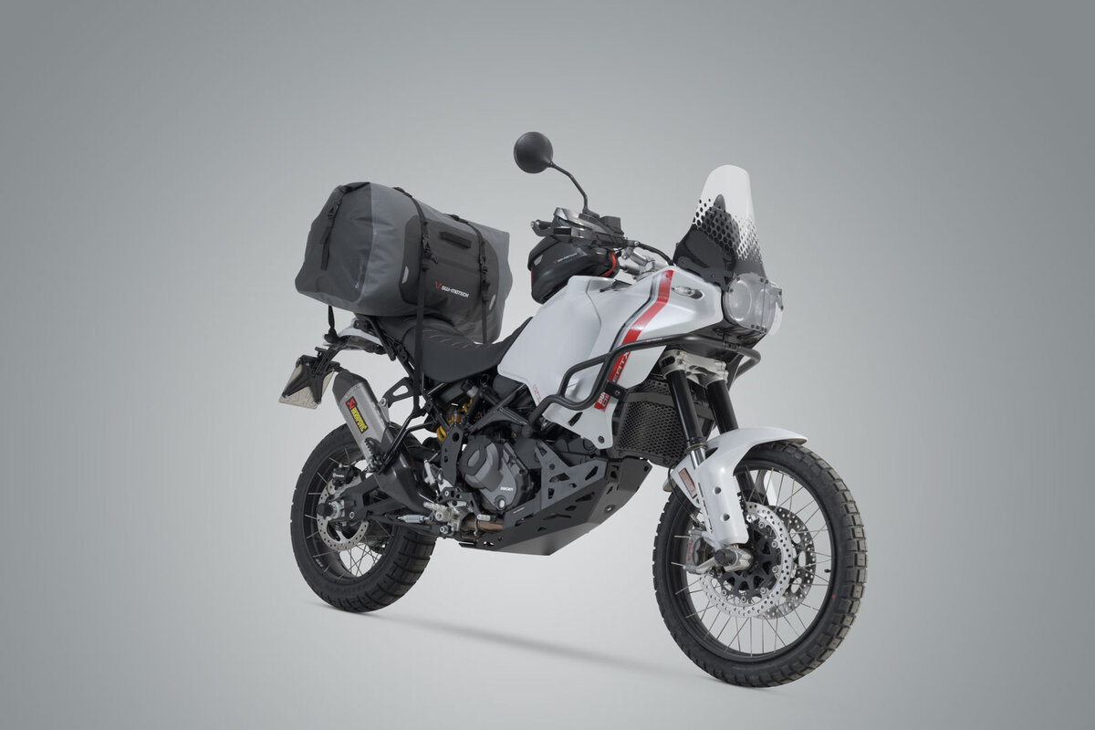 Borsa posteriore Drybag 600 per Aprilia RSV 4 Tuono 1100, nero / grigio - SW Motech