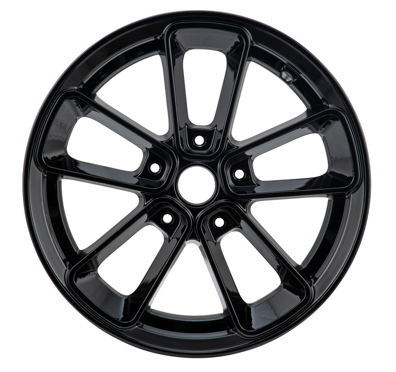 Cerchio anteriore/posteriore da 12" per Vespa GTS/GTS Super/GTV/GT 60/GT/GT L 125-300ccm, nero lucido