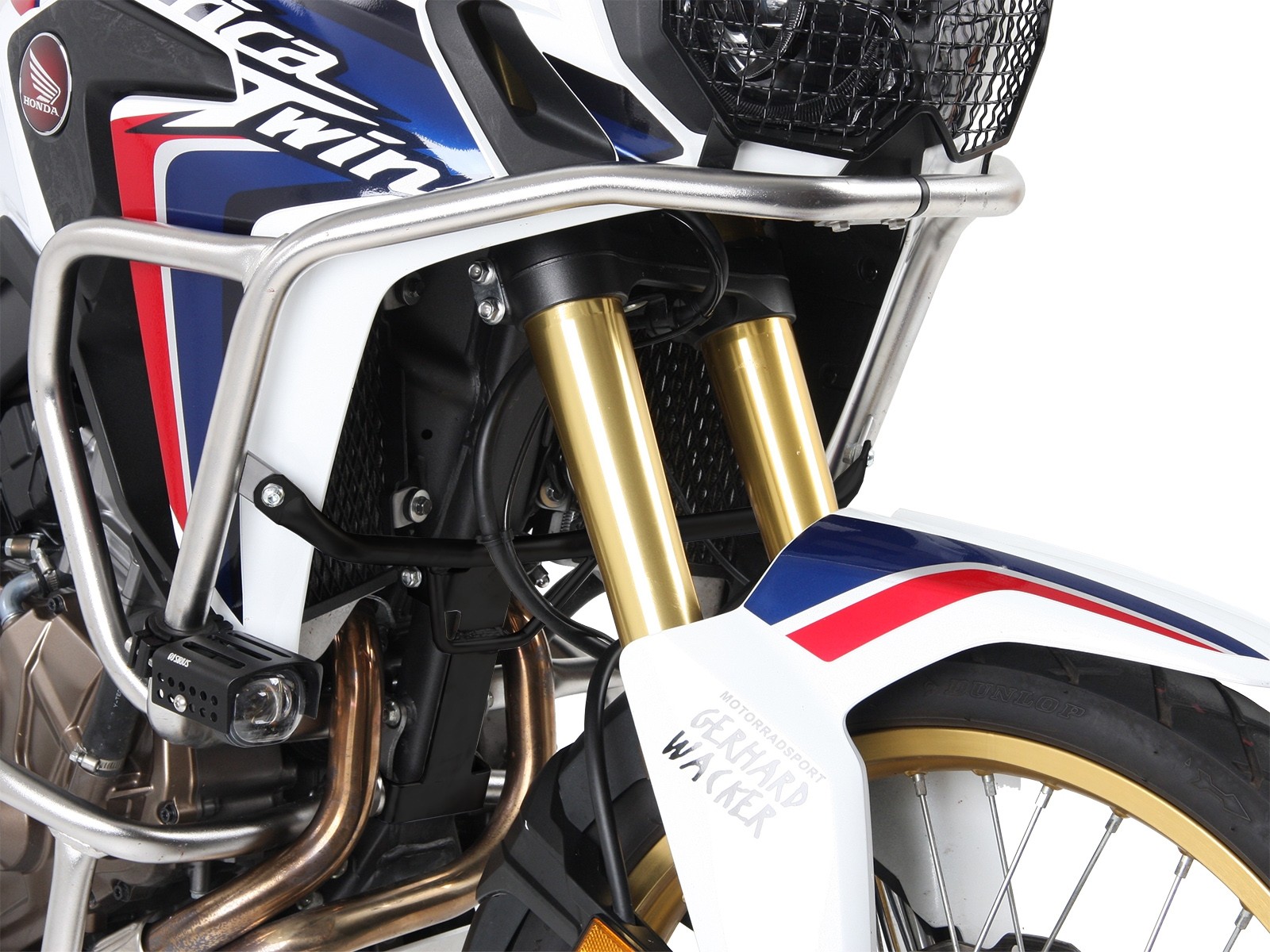 Staffa di irrigidimento per barra di protezione del serbatoio per Honda CRF 1000 Africa Twin (16-17) Hepco & Becker