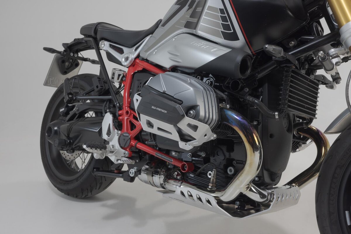SW-Motech protezione cilindri argento per BMW R 12 G/S (25-)