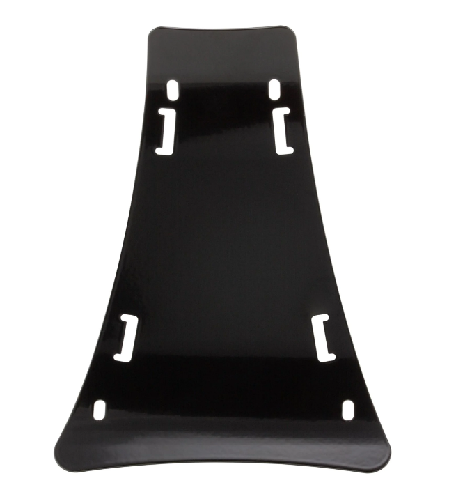 Portapacchi a gradino Pedana 2.0 per Vespa GTS/GTS Super/GTV/GT, nero lucido