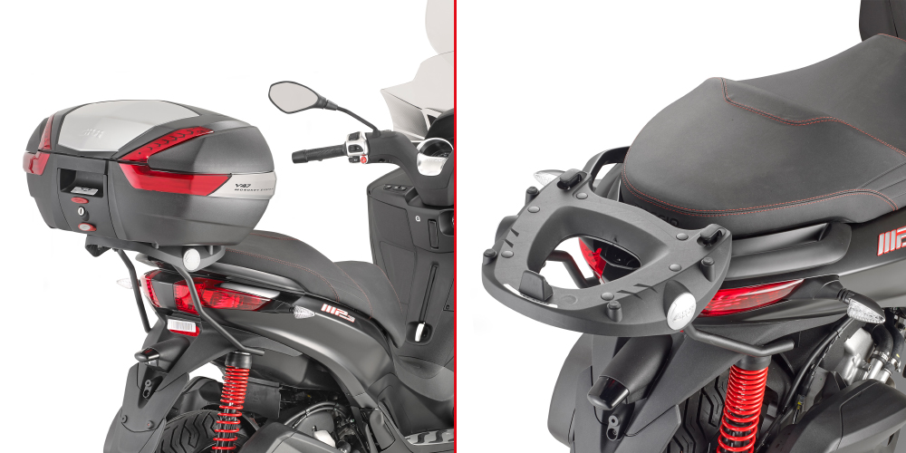 Portavaligie per valigetta Monokey per Piaggio MP3 Givi