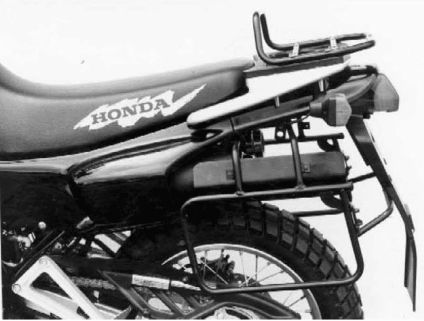 Portapacchi tubolare nero per Honda NX 650 Dominator (92-94) Hepco & Becker