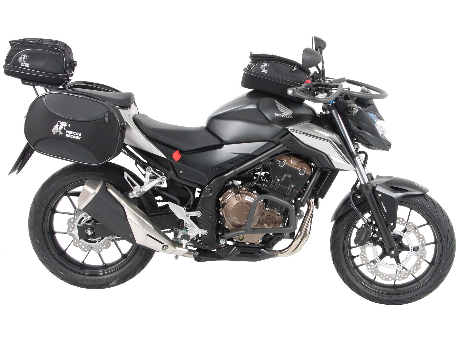 Anello serbatoio di base con blocco borsa serbatoio per Honda CB 500 F (16-18) Hepco & Becker