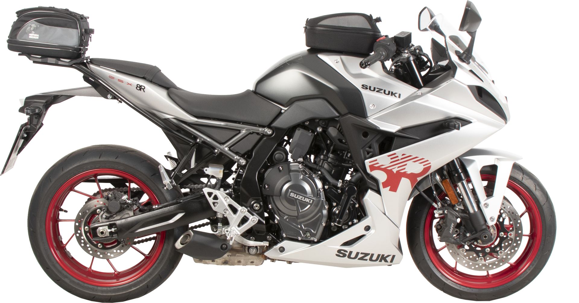 Portapacchi posteriore Smartrack nero per Suzuki GSX-8R (24-) Hepco & Becker