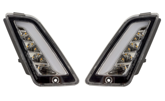 Kit indicatori di direzione anteriori e posteriori per Vespa GTS/GTS Super/GTV 125-300cc ('14-), trasparente