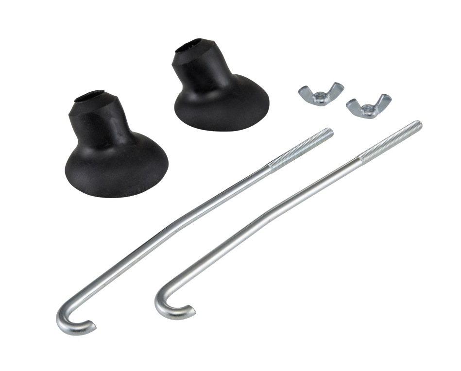 Portapacchi anteriore per Vespa PX 80-200cc, pieghevole, nero