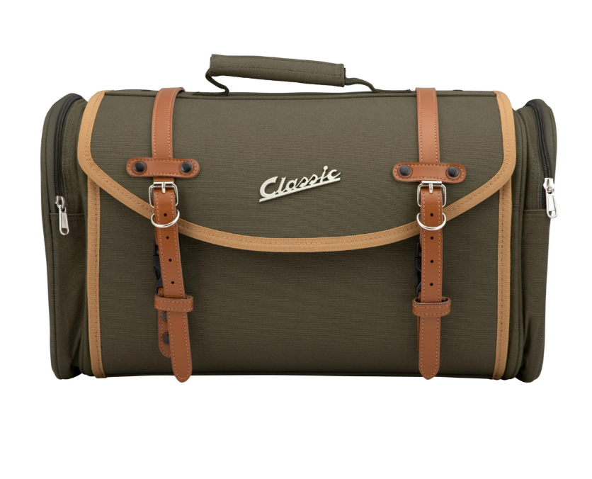 Borsa "Classic" grande per Vespa, in tela, oliva