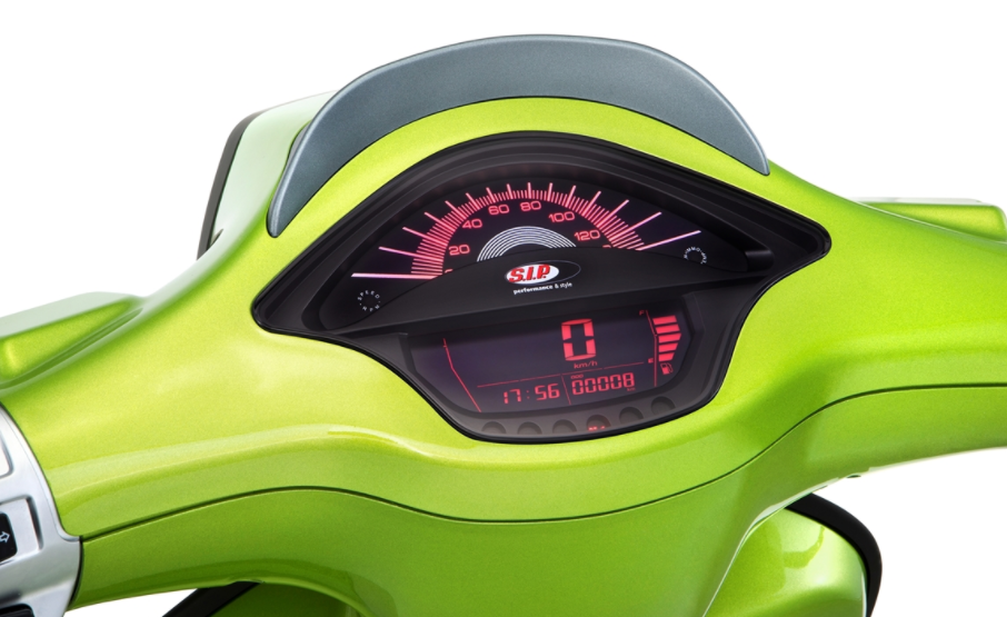 Contagiri/tachimetro per Vespa Primavera/​Sprint 50-150ccm 2T/​4T AC, nero