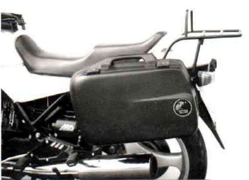 Portapacchi tubolare Topcase nero per BMW K 100 RT/RS (90-92) Hepco & Becker