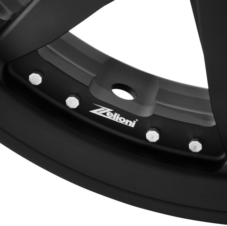 Cerchio sport anteriore/posteriore 12" per Vespa GTS/GTS Super/GTV/GT/946 125-300ccm, nero opaco