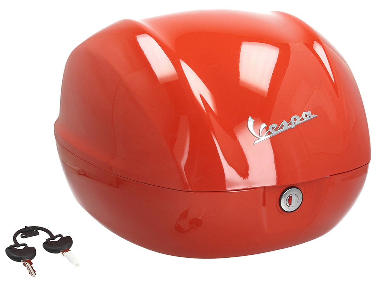 Bauletto originale 32 l. per Vespa Primavera / GTS Arancione Impulsivo A11