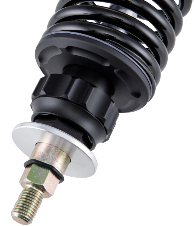 Kit ammortizzatori anteriori e posteriori per Vespa GTS/GTS Super/GTV/GT 60/GT/GT L 125-300ccm, nero opaco