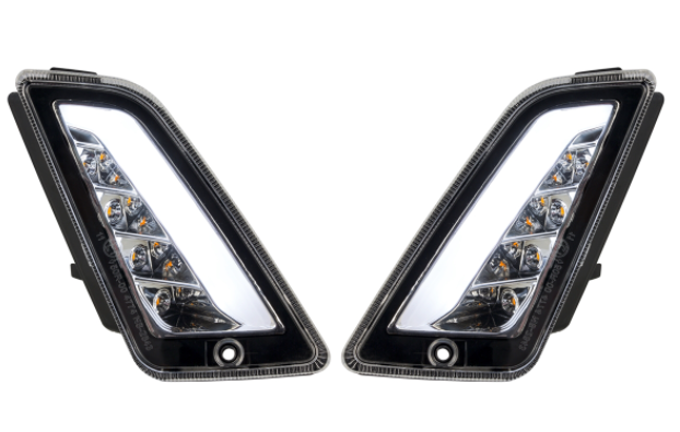 Kit indicatori di direzione anteriori e posteriori per Vespa GTS/GTS Super/GTV/GT 60/GT/GT L ('03-'13), trasparente