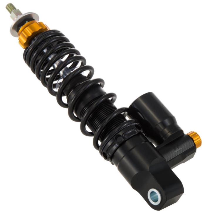 Ammortizzatore "Black Edition", anteriore per Vespa Primavera/Sprint 50 -150cc 2T/4T AC, nero