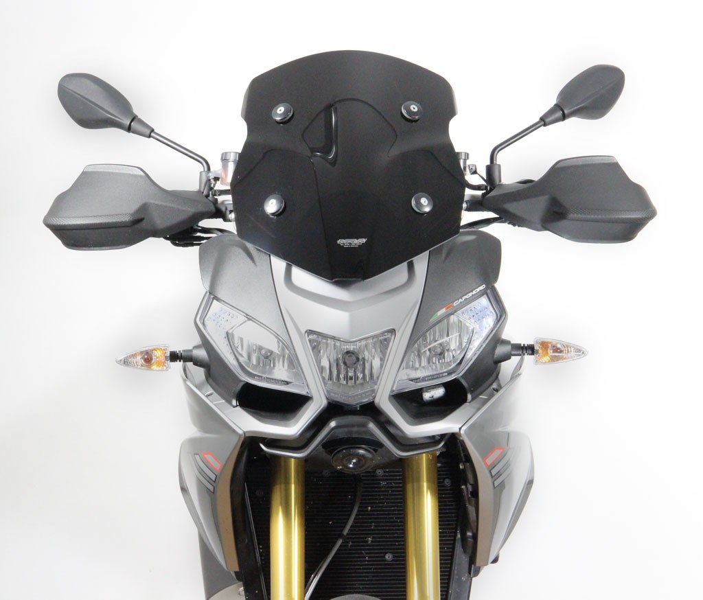 Cupolino Touring MRA "TM" grigio fumo per APRILIA CAPONORD 1200 (Bj.13-)