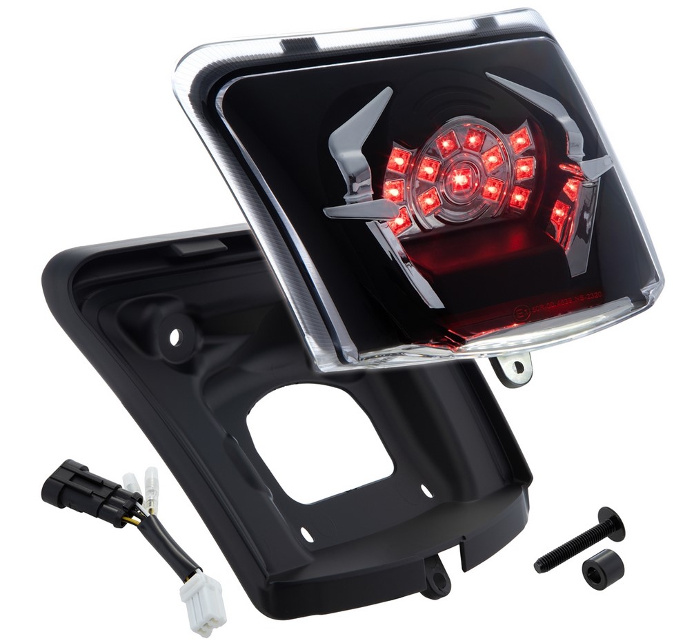 Fanale posteriore MK II LED per Vespa GTS/GTS Super/GTV 125-300cc HPE ('18-), trasparente